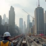 Small business owner discussing workplace safety procedures with an employee, representing workers’ compensation coverage and compliance