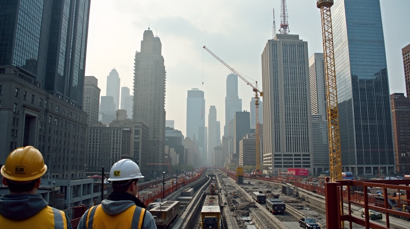 Small business owner discussing workplace safety procedures with an employee, representing workers’ compensation coverage and compliance